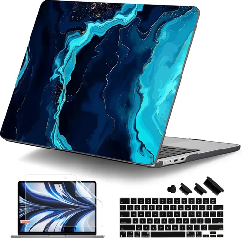 Vista 19 de [Usado] DONGKE Funda para MacBook Air M4 de 13.6 pulgadas 2025 2024 2023 2022 Modelo A3240 A3113 A2681 M3 M2 Chip, carcasa rígida de plástico