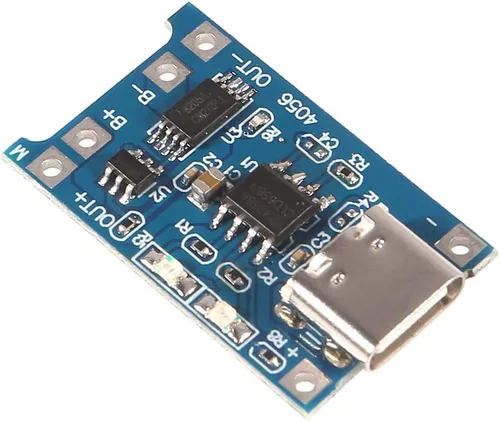 Vista 5 de AITRIP 10pcs TP4056 Tipo-c USB 5V 1A 18650 Cargador de batería de litio Módulo de carga Junta de carga con funciones de protección dual