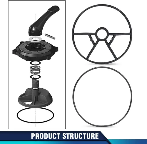 Vista 7 de PIT66 Kit de reemplazo de junta tórica y cubierta para araña compatible con Hayward Vari-Flo SPX0714CA SP0714T