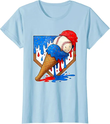 Vista 21 de Camiseta de béisbol desgastada para niños y jóvenes