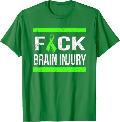 Vista 4 de Apoyo Daño cerebral Concienciación T Shirt, mujer L, Asphalt Negro