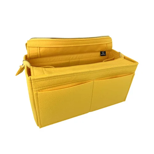 Vista 3 de Bag Organizer for Dior Book Tote Medium [Fixed Zipper Top Cover] - Premium Felt (Handmade/20 Colors)