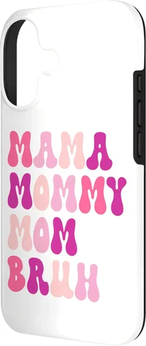Vista 2 de Ma Mama Mommy Mom Bruh Funny Boy Mom Mothers Day Case for iPhone 17