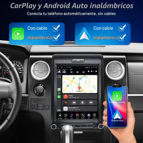 Vista 4 de LINKSWELL T-Style 12.1″ Radio de pantalla táctil para Ford F150 2013-2014