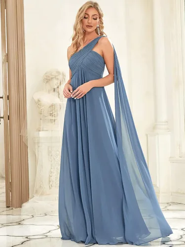 Vista 3 de Ever-Pretty Vestido de noche de un solo hombro para mujer 09816