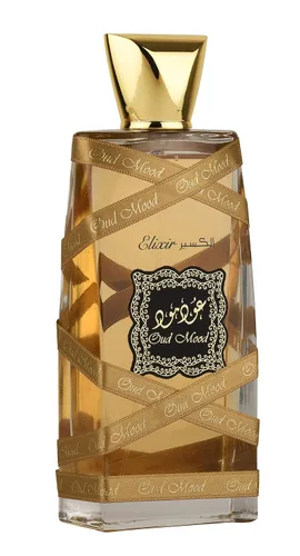 Vista 10 de Lattafa Oud Mood Elixir para Eau de Parfum en espray unisex, 3.4 onzas / 3.4 fl oz
