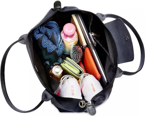 Vista 5 de Bolsa de hombro grande Longchamp Le Pliage