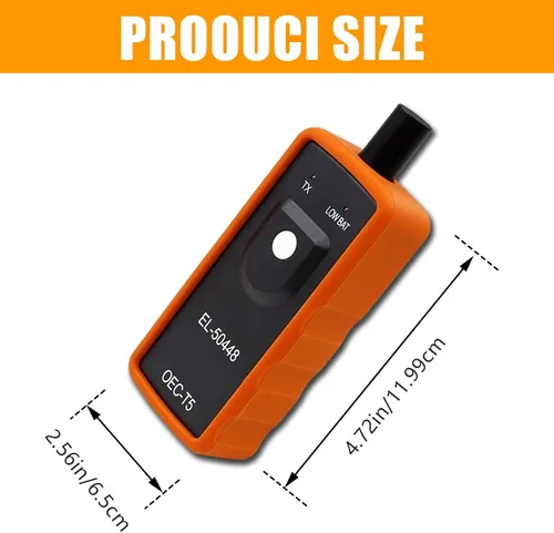 Vista 2 de Herramienta de aprendizaje TPMS para sensor de neumáticos GM, EL-50448 herramienta de activación y restablecimiento del sensor automático de presión