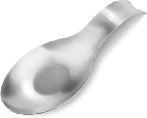 Vista 22 de VanlonPro Soporte de cuchara de acero inoxidable, soporte para cucharón de espátula, soporte para cuchara de utensilios de acero inoxidable, acabado