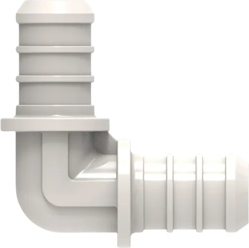 Vista 3 de SEAFLO Acoplamiento de tubería PEX de plástico de 90 grados 1/2" Barb x 1/2" adaptador de codo de ajuste de púas compatible con tubo PEX o PE-RT