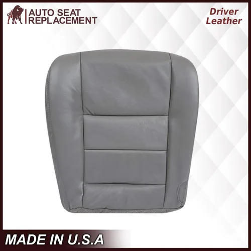 Vista 3 de Auto Seat Replacement Fundas de asiento de repuesto para Ford F250 F350 Lariat XL XLT 2003, 2004, 2005, 2006, 2007, color gris pedernal