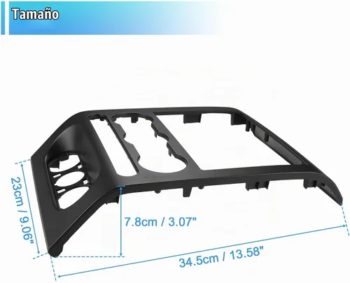 Vista 7 de X AUTOHAUX Salpicadero Radio Bisel Centro Panel de Cubierta de Recorte para Ford F150 2004 2005 2006 2007 2008 4L3Z-1504302-AAA Salpicadero Radio