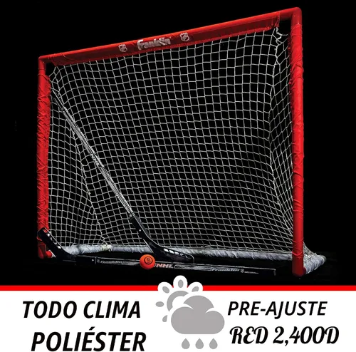 Vista 4 de Franklin Sports Set de arco, pelota y palo de hockey - NHL