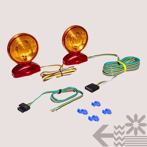 Vista 8 de True MODS Kit de Luces LED Magnéticas Traseras de 20' para Remolque Rojo/Ámbar [DOT FMVSS-108] [SAE STIP] [IP67 Sumergible Resistente al Agua]