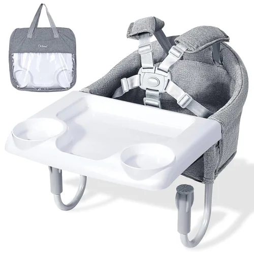 Vista 8 de Silla alta con gancho Orzbow para bebés y niños pequeños de 6 a 36 meses Azul