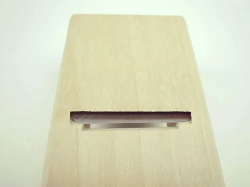 Vista 6 de Senkichi Kanna herramienta japonesa de carpintería de doble filo para bloques de madera, 1.57 pulgadas