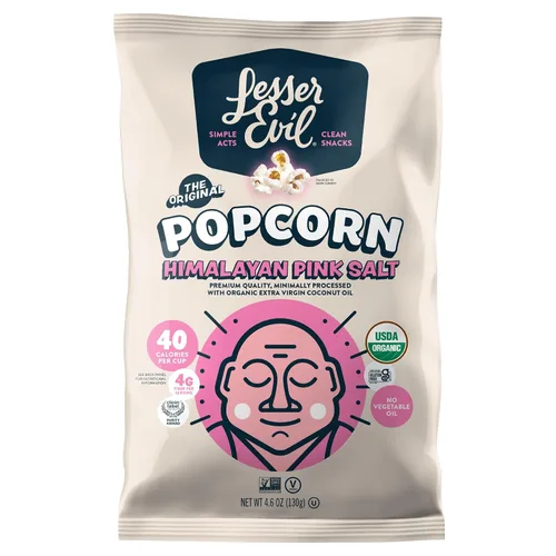 Vista 17 de LesserEvil Palomitas de maíz orgánicas "Avocado-licious", exclusivo de Amazon, calidad premium, mínimamente procesado, sin aceite vegetal, 4.6