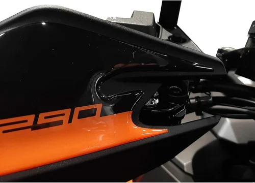 Vista 4 de Resin Bike Adhesivos 3D para motocicleta compatibles con KTM 1290 Super Adventure S y R 2021-2025. Protectores de mano(s) contra impactos