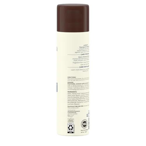 Vista 8 de Gel de afeitado con soja natural de Aveeno, terapeútico