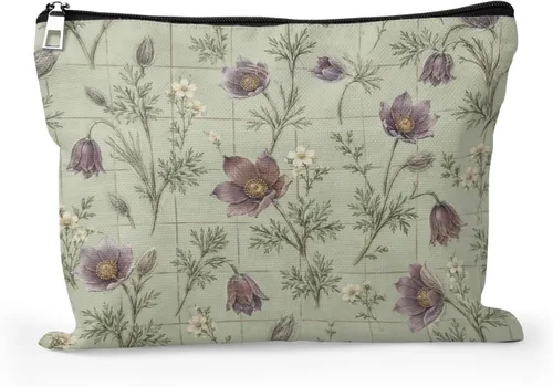 Vista 12 de Bolsa de maquillaje para mujer, Corazones de cactus de alpaca