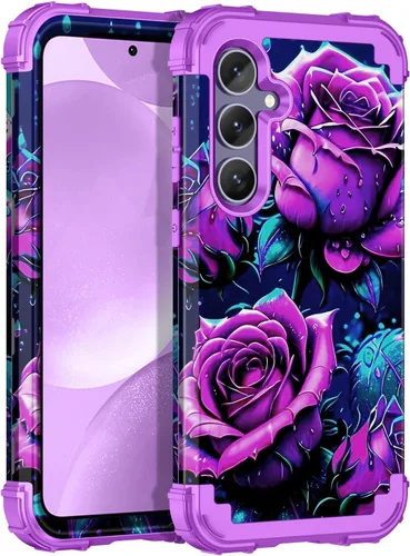Vista 9 de Hekodonk Funda para Galaxy A15 5G, tres capas de alta resistencia a prueba de golpes, plástico duro+silicona suave, funda protectora de cuerpo Todo