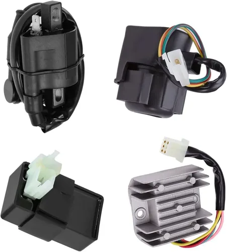 Vista 6 de Bobina de encendido CDI Box 6 Pin Regulador de Voltaje Rectificador Kit de Relé para 150cc 200cc 250cc Motor Chino ATV Quad