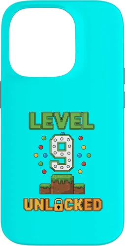 Vista 17 de Birthday Level 9 Unlocked 9th Birthday Gamer Level Up Birthd Case for iPhone 16