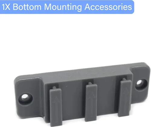 Vista 3 de Kit de piezas de repuesto de malla retráctil para puerta de bebé, juego completo de accesorios de montaje en pared, soportes anclajes y tornillos