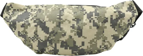 Vista 3 de AIBEARTY Riñonera para niños, pequeña, de camuflaje, con correa ajustable, para correr, acampar, viajes