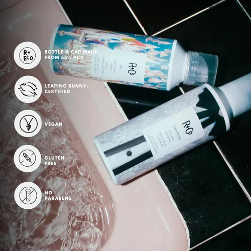 Vista 6 de R+Co Mousse de peinado CHIFFON: espuma ligera para el cabello, añade volumen y textura, todo tipo de cabello