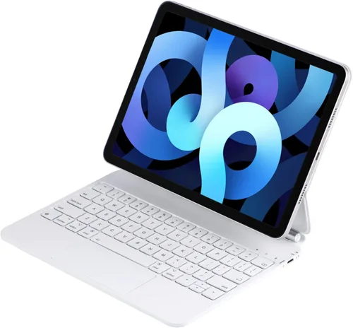 Vista 14 de mobee Magic Keyboard Funda para iPad de 10.9 pulgadas (2022) y iPad 11ª (A16, 2025), funda magnética con teclado con trackpad multitáctil