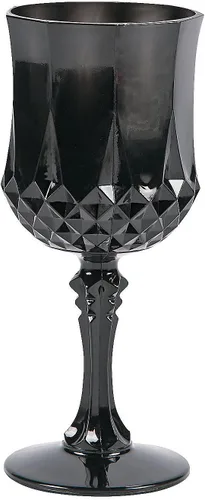 Vista 12 de Fun Express Copas de vino de plástico sin BPA con estampado ámbar, 12