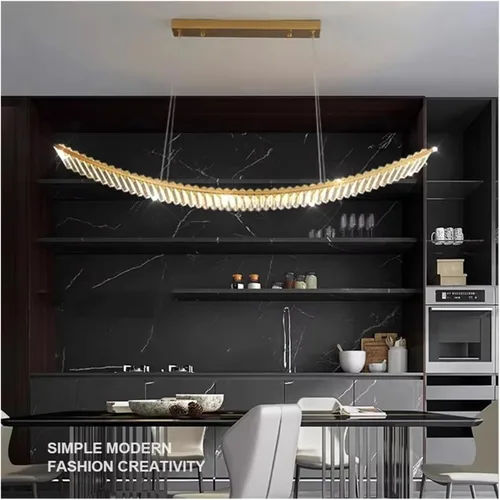 Vista 5 de Modern Dining Room Lamparas Decoracion Hogar Moderno Smart Pendant Lights Decoration Salon Chandeliers for (Warm White,Length 90cm)