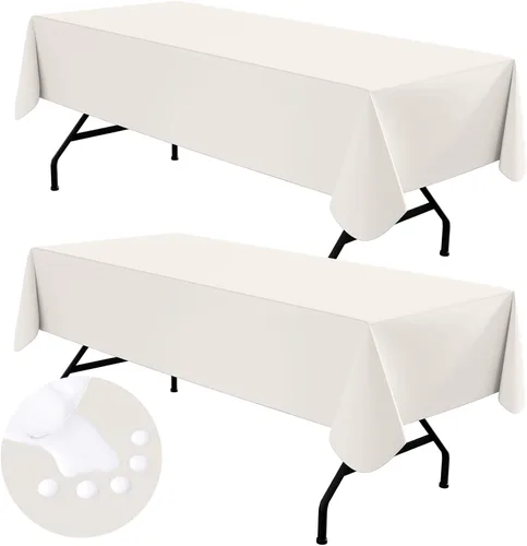 Vista 22 de homing - Mantel cuadrado de vinilo, mantel de plástico impermeable y a prueba de derrames con respaldo de franela, cubierta de mesa fácil de limpiar