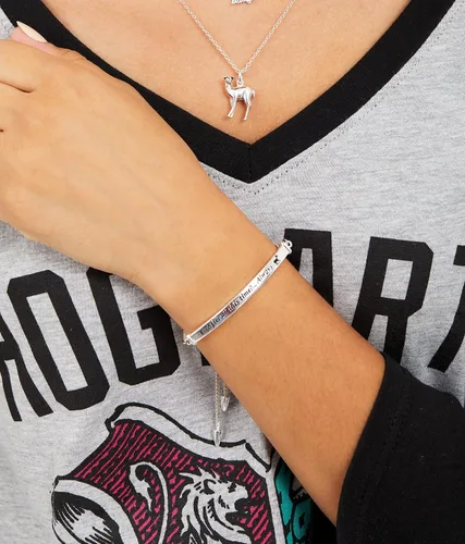 Vista 3 de Harry Potter Womens Bar Lariat Bracelet Silver Plated Gold Plated 85