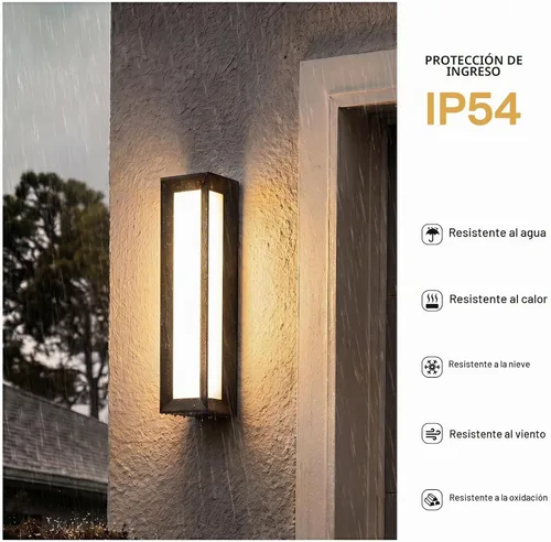 Vista 4 de MVBT Glass Modern Outdoor Wall Lights, 26" Outdoor Wall Sconces AC100-240V