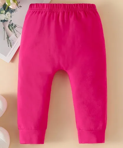 Vista 5 de Fullfamous Conjunto de mameluco y pantalón de manga larga con volantes para niña de 3 piezas