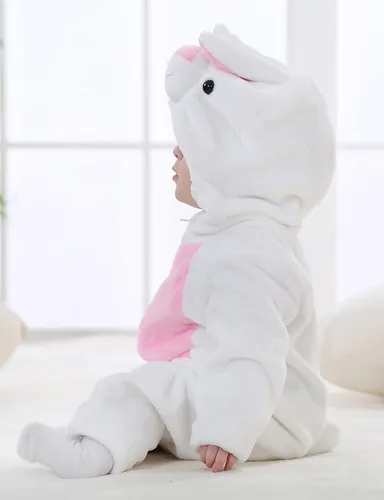 Vista 3 de BJWEO - Lindo disfraz para bebé, niñas y niños pequeños y recién nacidos, disfraz de Navidad, Halloween, enterizo de invierno, piyamas de cosplay