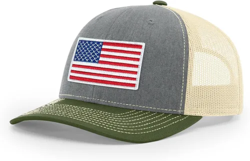 Vista 118 de Joe's USA Richardson 112 - Gorras de camionero con parche gráfico personalizado - Gorras estructuradas de cinco y seis paneles Richardson Premium