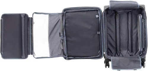 Vista 3 de Travelpro Platinum Elite-Softside - Maletas expansible con ruedas giratorias, Gris Vintage), 409182C05