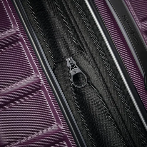 Vista 5 de Samsonite Omni 2 - Equipaje rígido extensible con ruedas giratorias, Púrpura