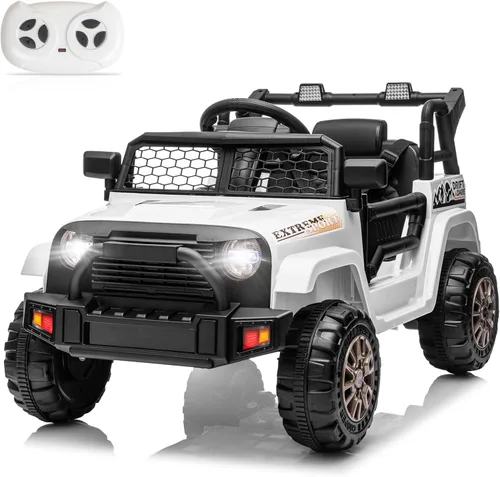 Vista 9 de Winado Coche eléctrico de 12 V para niños, paseo en camión, negro