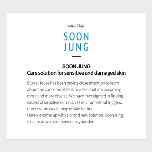 Vista 3 de ETUDE SoonJung Hydro Barrier Cream, hidratante facial para pieles sensibles, 92.2% de ingredientes hidratantes, bajo nivel de pH 5.5