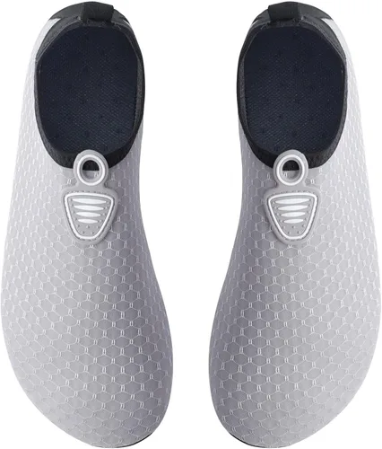 Vista 2 de Metog Zapatos de agua, secado rápido, para deportes de playa, natación, surf, yoga, estilo pie desnudo, para hombre y mujer