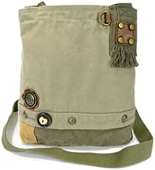 Vista 8 de Chala Bolsos bandolera de lona con llaveromonedero - (Chihuahua Puppy), Arena, Bandolera