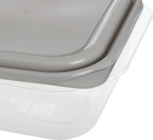 Vista 2 de GoodCook EveryWare - Recipiente cuadrado extra grande para almacenamiento de alimentos, paquete de 2, sin BPA