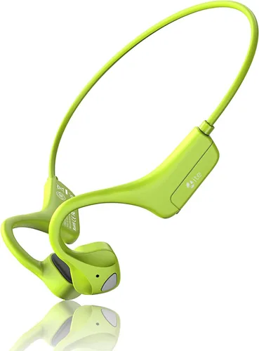 Vista 12 de Auriculares de conducción ósea impermeables Bluetooth 5.2 Auriculares deportivos inalámbricos con doble cancelación de ruido, auriculares