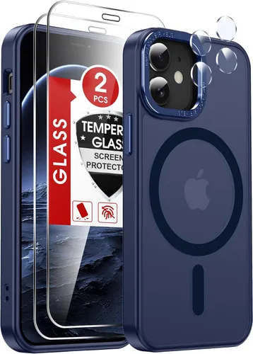 Vista 42 de LeYi Funda para iPhone XR: con protector de pantalla X2 + 2 funda para cámara [compatible con MagSafe] Funda protectora magnética i iphoneXR