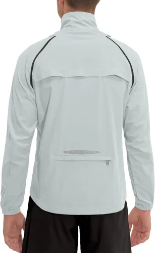 Vista 12 de Little Donkey Andy - Chaqueta de ciclismo extraíble para hombre Capucha desmontable-naranja