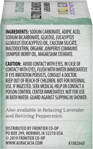Vista 4 de Aura Cacia tabletas para regadera, 3 Ea